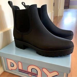 Jeffrey Campbell “Cloudy” rain boots barely worn